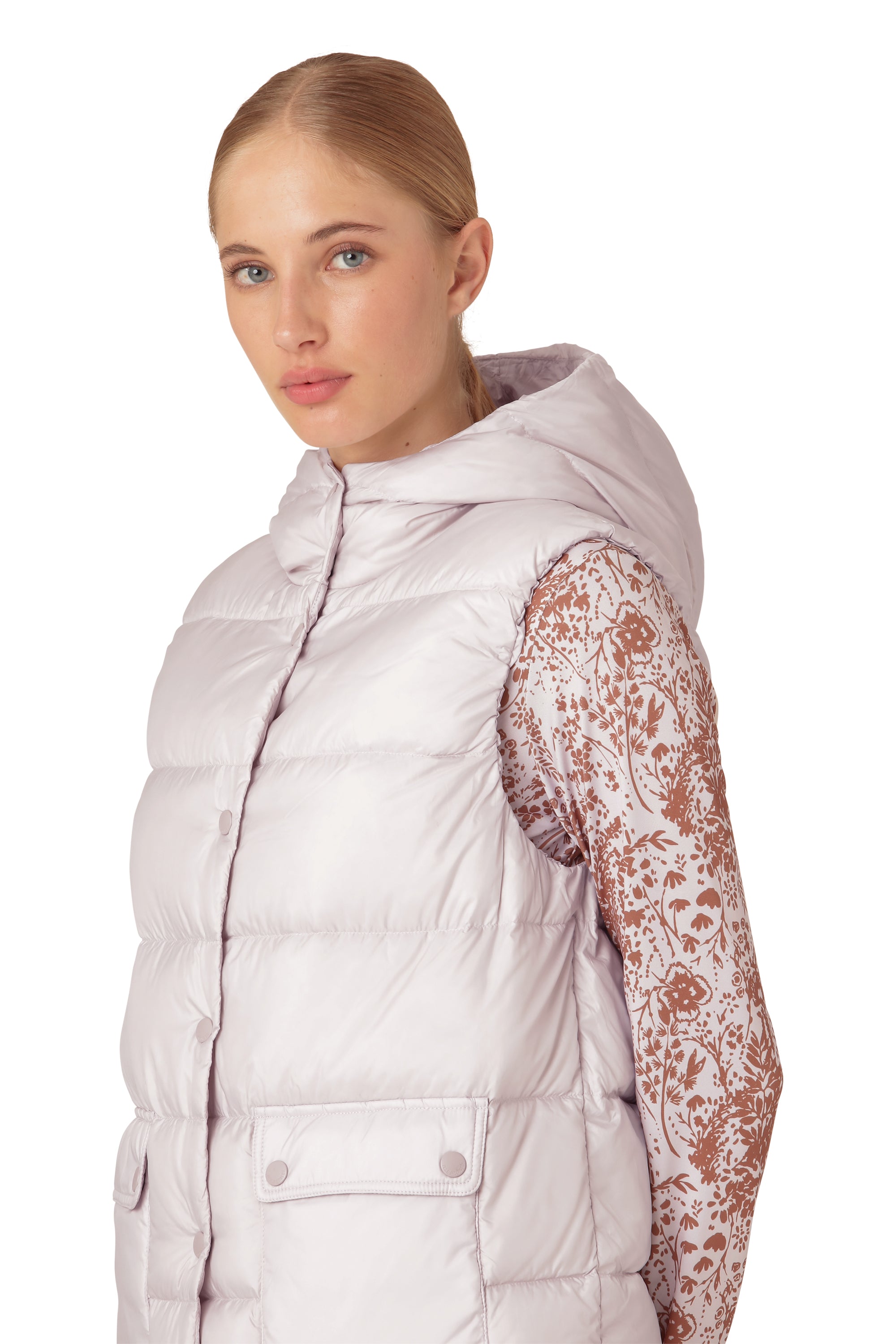 Ilse Jacobsen Hornbæk Outerwear Daunenweste Puffer vest 549 Concrete